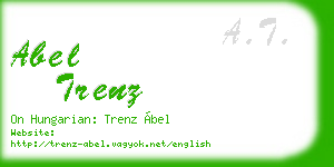 abel trenz business card
