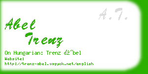 abel trenz business card